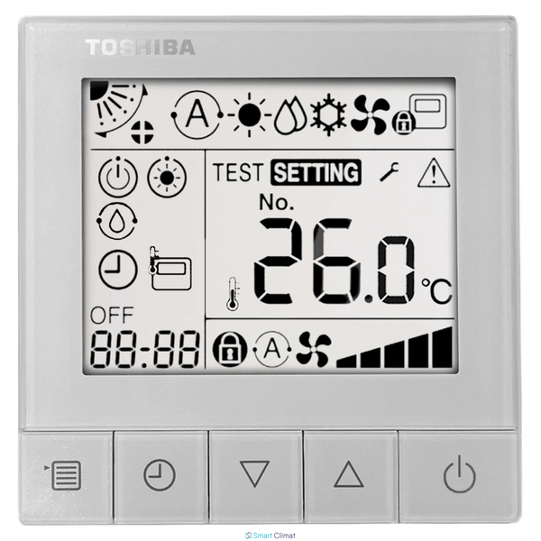 Aparat de aer condiționat tip casetă split Toshiba RAV-HM1101UTP-E/RAV-GV1101ATP-E/RBC-U32PGP-E/RBC-AMSU51/52-E 6878001 foto