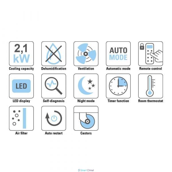 Aer conditionat mobil TROTEC PAC 2010 E ID999MARKET_5913319 foto