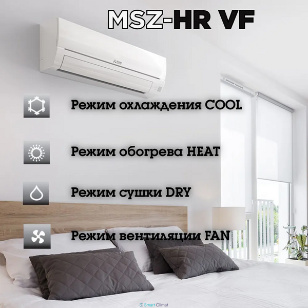 Внутренний блок кондиционера Mitsubishi Electric MSZ-HR35VFK 6877969 фото