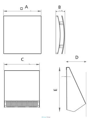 Рекуператор воздуха Alnor HRU-WALL-RC-150 ID999MARKET_5956389 фото